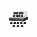 Kit de Vigilancia Dahua - DVR XVR1B08-I - 8 Canales - 8 Cámaras B1A21N - 2MP - Bala - IR 20M